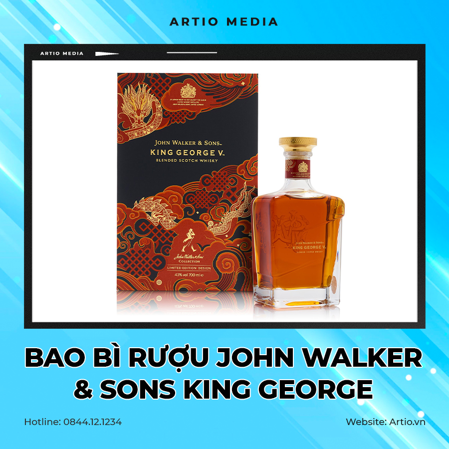 Bao bì rượu JOHN WALKER & SONS KING GEORGE